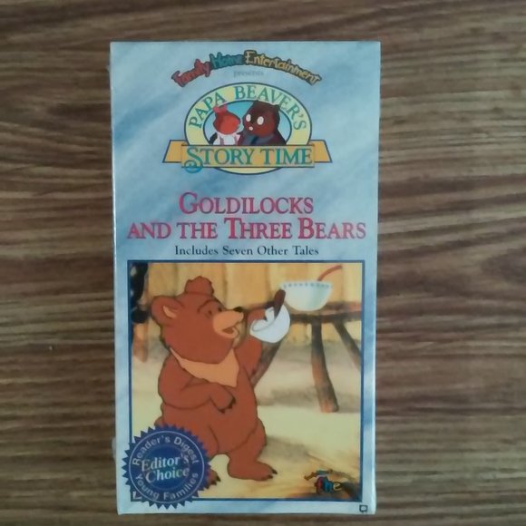 VHS Collectable Goldilocks & 3 Bears & 7 Other Tales Never Opened In Plastic - Picture 1 of 5